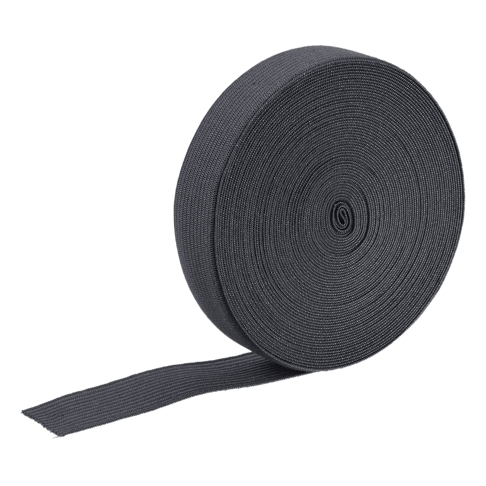 Elastico Alto Cucito QUARKZMAN Fasce Elastiche Per Cucito 2,5cm 5 Iarde/15 Piedi Marrone Scuro Bobina Elastica Ad Alta Elasticità Per Parrucche, Cintura, Pantaloni Elastici Cucitura Capi D'intimo