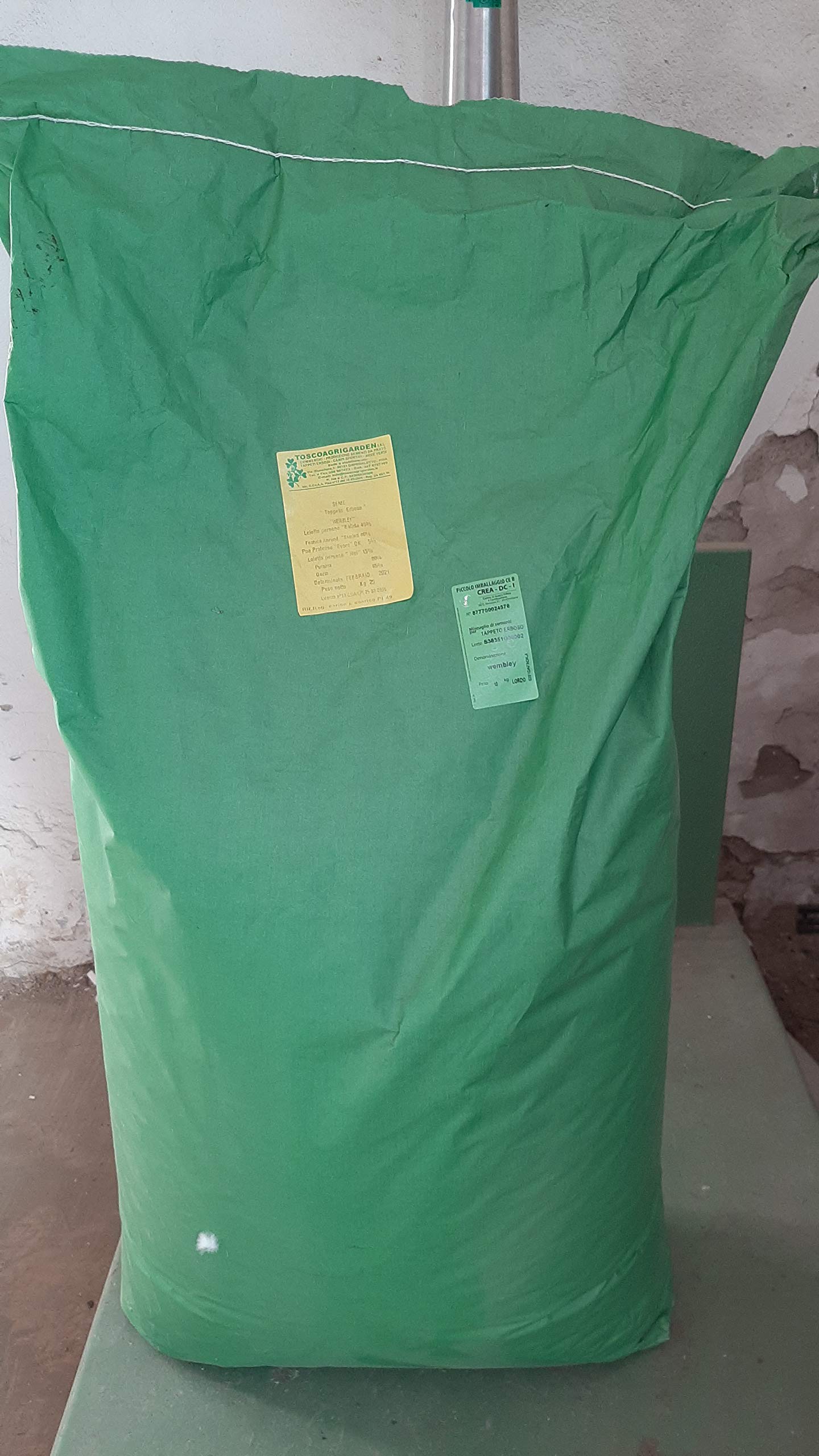 SEME TAPPETO ERBOSO RUSTICO ''WEMBLEY'' X 25KG