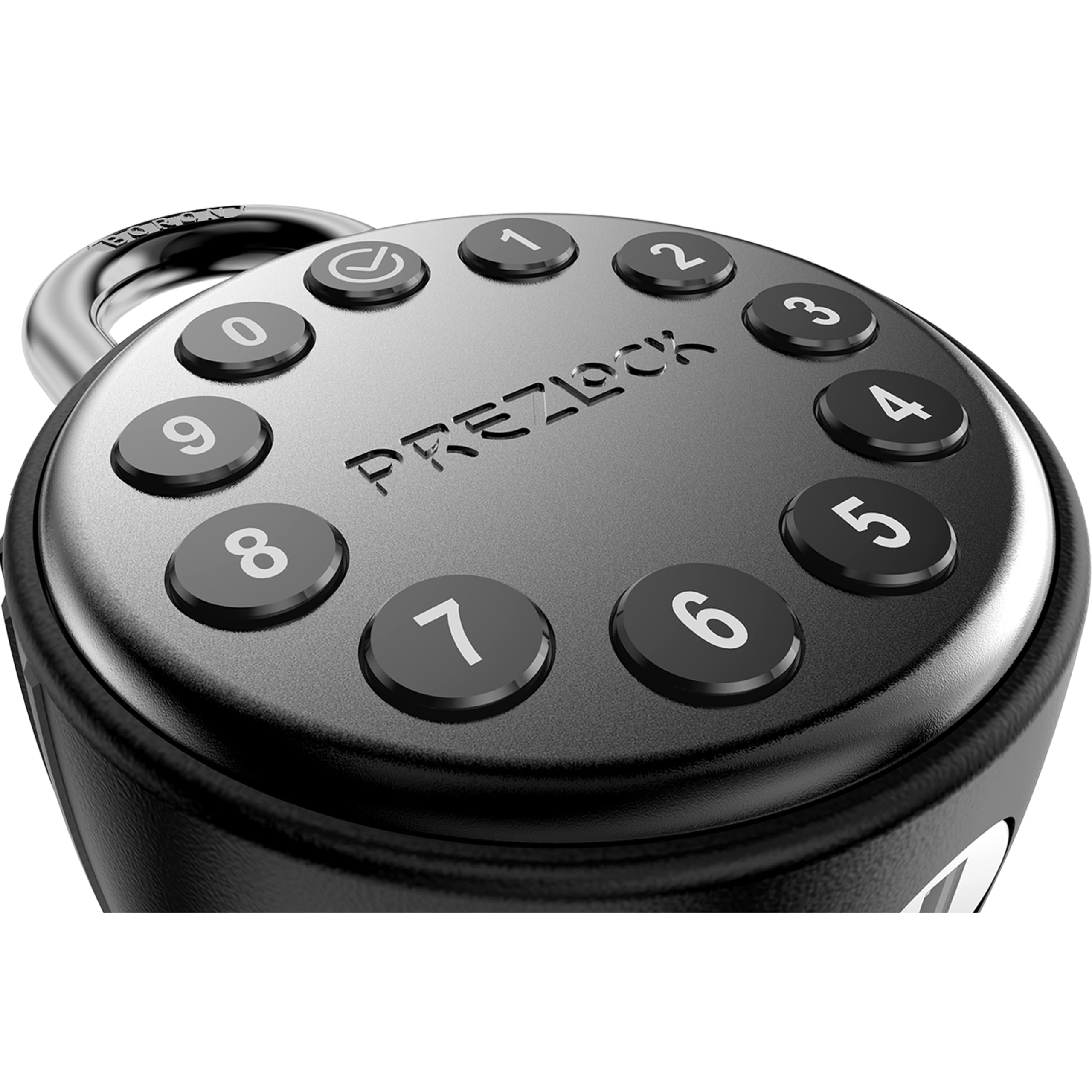 Cadenas à combinaison électronique avec clé de secours, convient pour une utilisation en extérieur et intensif, résistant à l'eau, IP65 résistant aux intempéries.