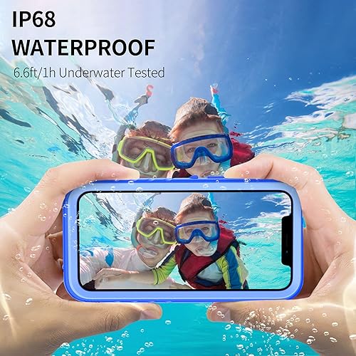 Miniatura 3 de SPORTLINK Funda impermeable compatible con iPhone 12 Pro Max, protector de pantalla integrado, cuerpo completo, a prueba de golpes, a prueba de