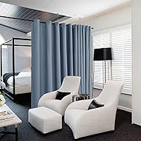 Vista 94 de NICETOWN Cortina opaca divisora para habitación y privacidad, persiana vertical para puerta corrediza, cortinas de ventana con protección solar