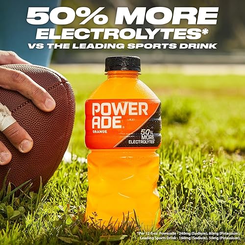 Miniatura 4 de POWERADE Bebida deportiva naranja, 20 onzas líquidas (paquete de 24)