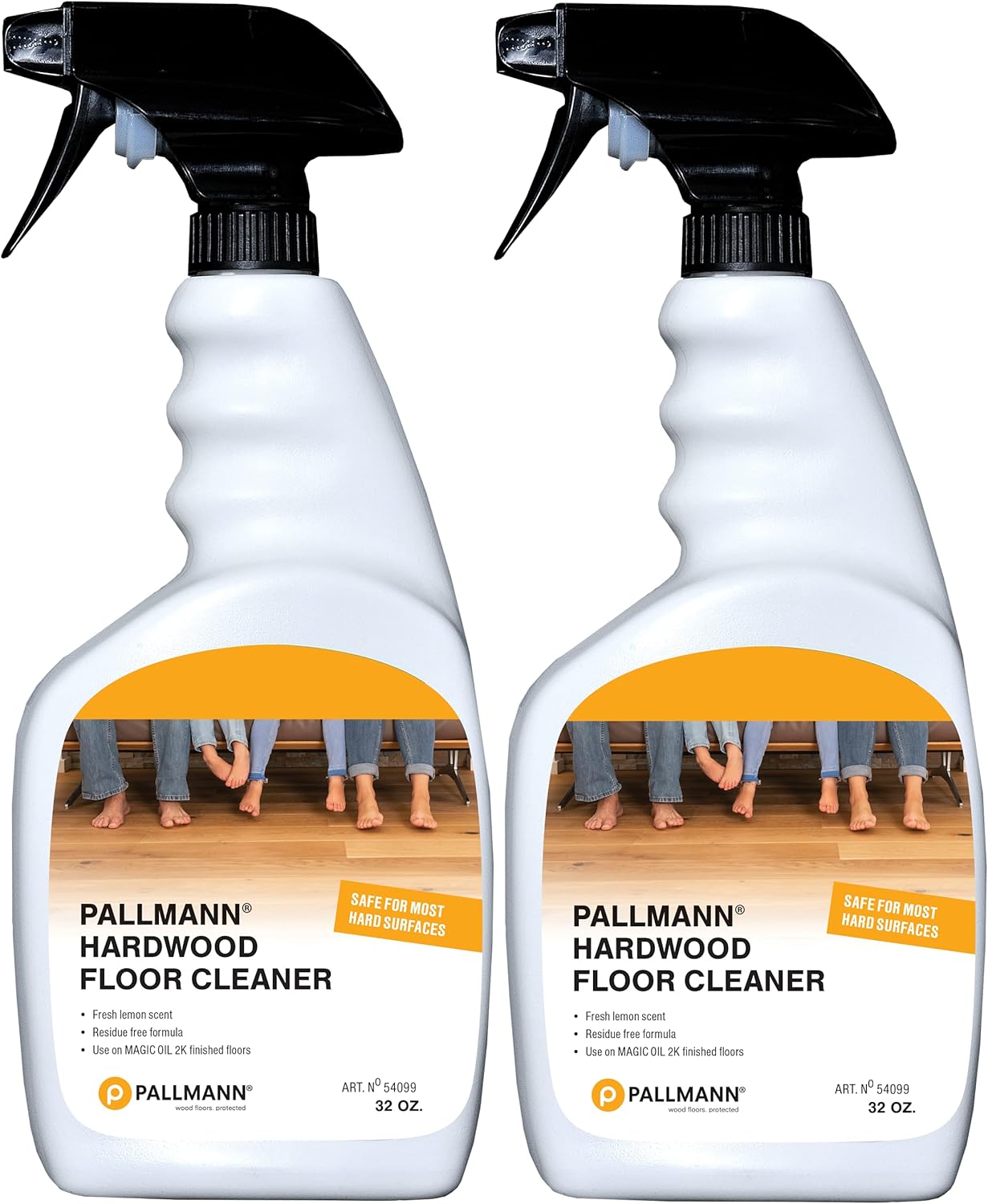 Pallmann Premixed Hardwood Floor Cleaner Spray Bottle 32 Fl oz. (Pack of 2)