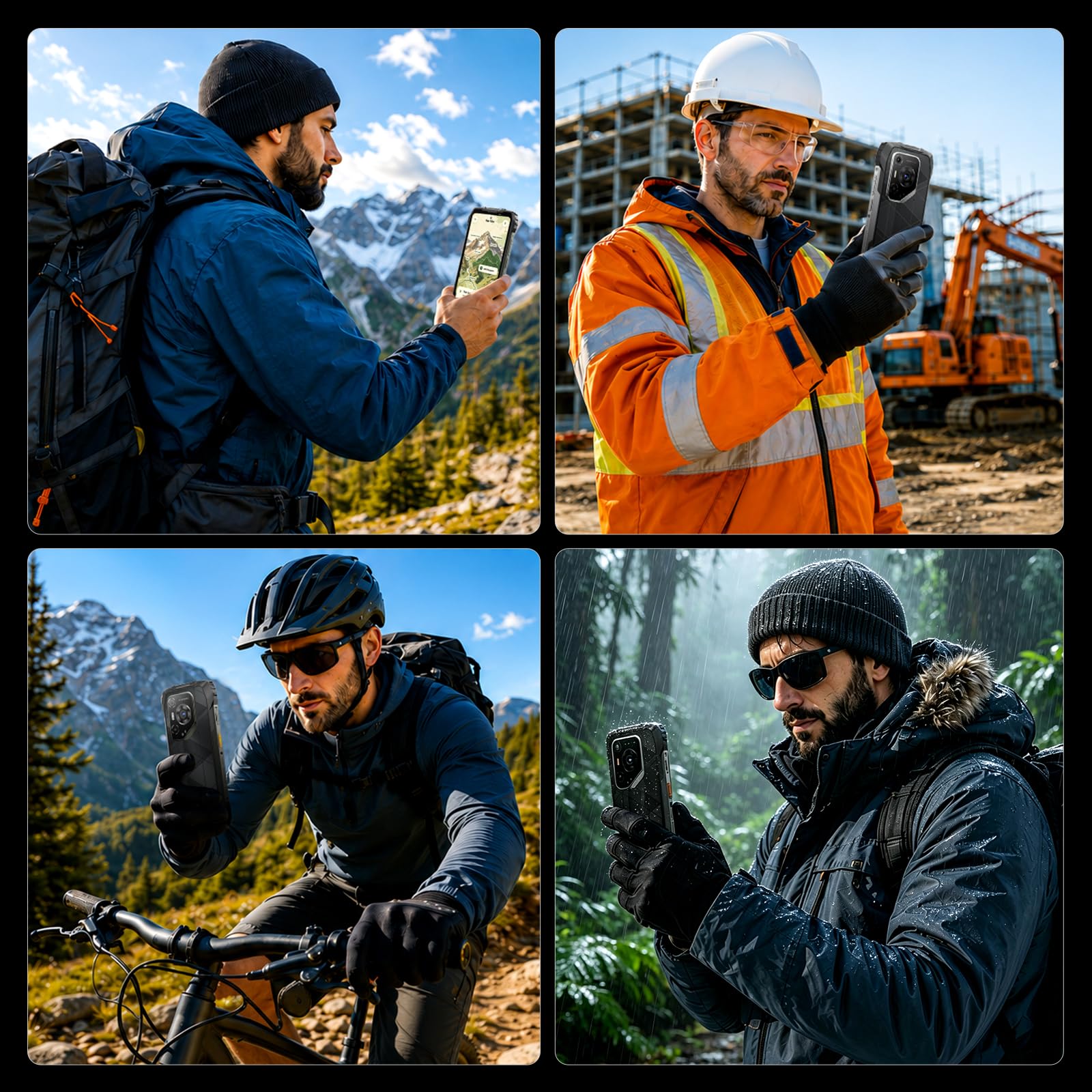 Blackview BL7000 Pro 5G Rugged Smartphone 7500mAh/750nits/20MP Night | 6,78" 120Hz, 32GB+256GB, Android 16 Telefono Indistruttibile per Muratori, Artigiani&Escursionisti,NFC/3 Anni Garanzia