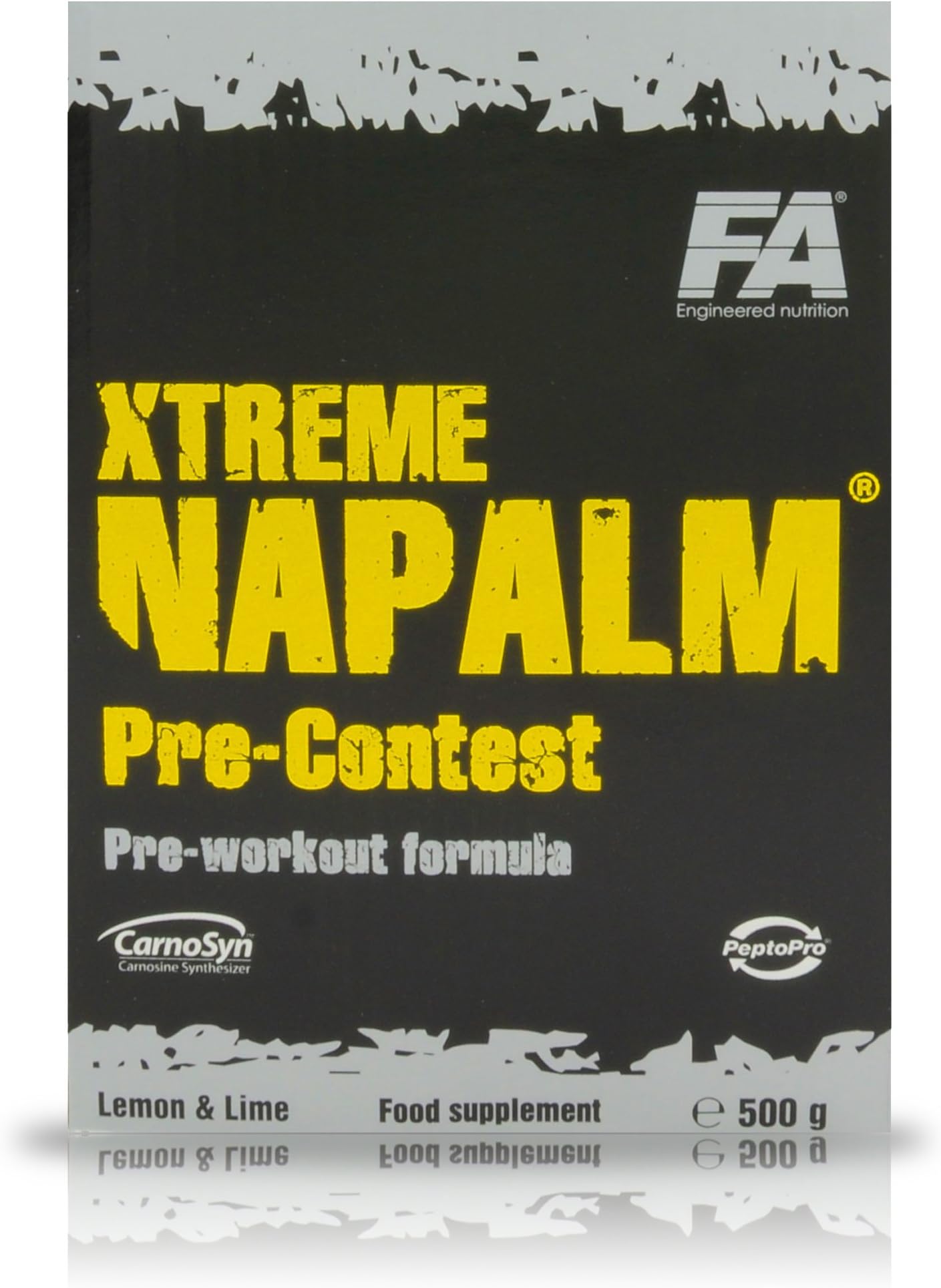 FA Engineered Nutrition 500 g Lemon Lime Xtreme Napalm Pre Contest Supplements