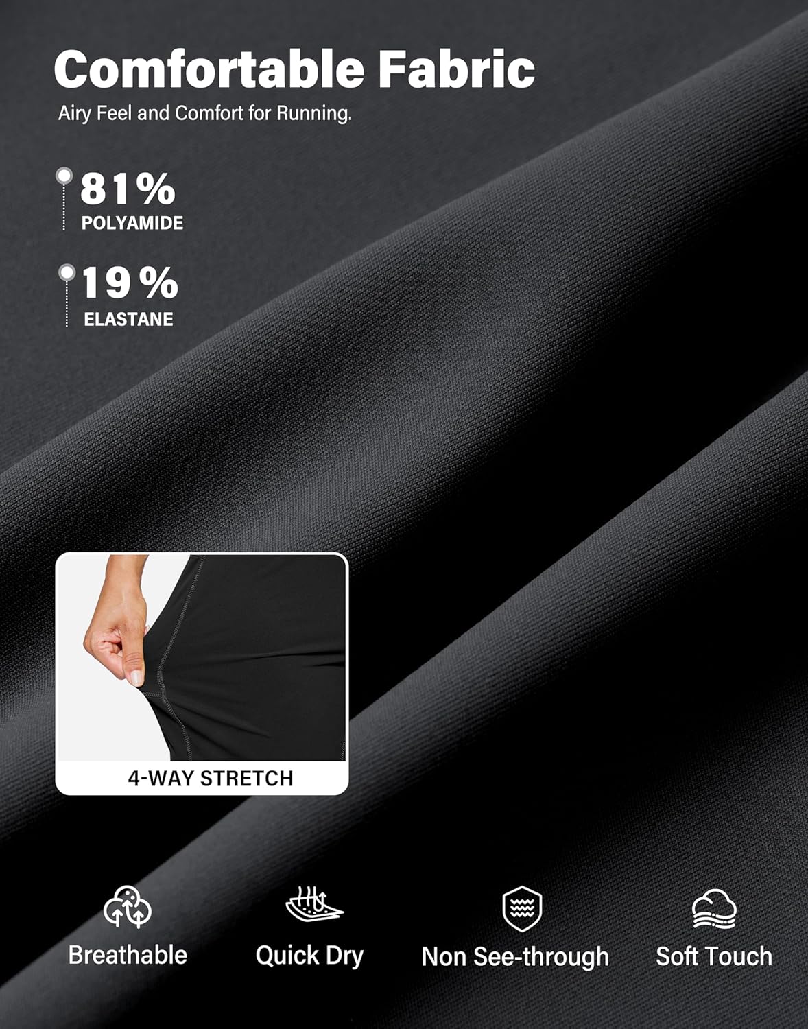 G Gradual Women's 7''/9" Bermuda Long Shorts with Pockets High Waisted Athletic Knee Length Shorts for Women Walking - Image 7