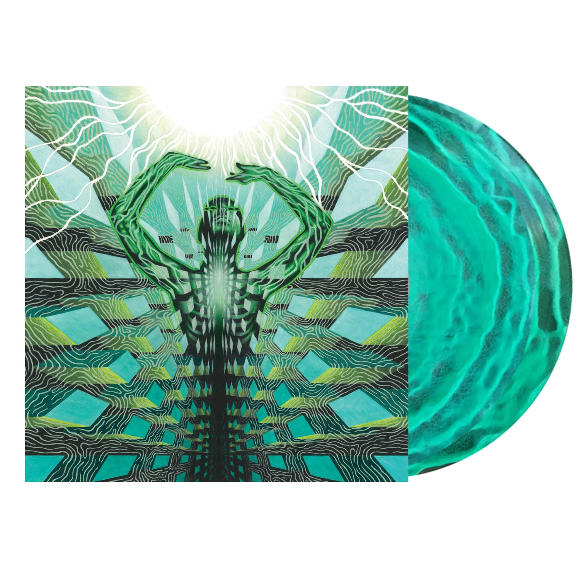 GROWTH - Under The Under - gatefold turquoise marbled vinyl 2xLP + insert