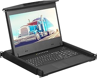 Crystal Image Technologies - Rackmount Monitor, 1920 X1080, 1U 17.3" LCD, Part#RM-F17USD-16BRK, 3 Year Warranty