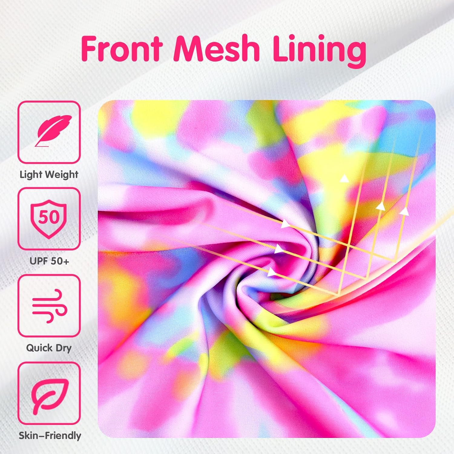 Girls Rash Guard Swimsuit Long Sleeve Tankini Sets Two Pieces Bathing Suit Swimwear UPF 50+ Sun Protection - Image 5