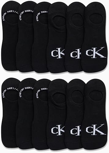 Miniatura 2 de Calvin Klein Calcetines Invisibles para Hombre - Paquete de 12 Calcetines Ligeros de Alto Rendimiento Antideslizantes Invisibles para Hombres -
