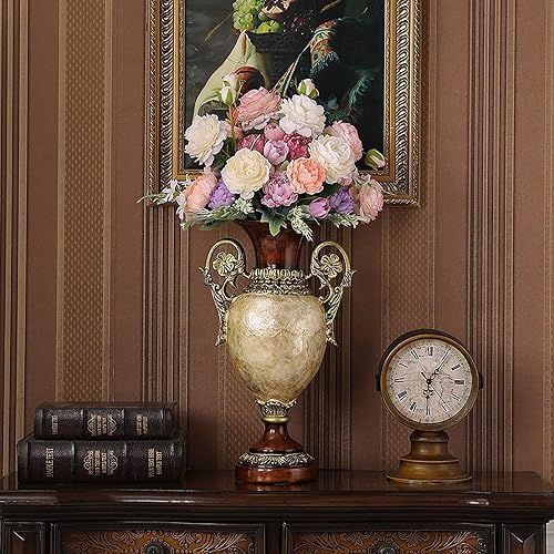 Miniatura 2 de Floreros grandes de resina de estilo europeo para sala de estar, comedor, centro de mesa, dormitorio, oficina, hotel, decoración del hogar, florero