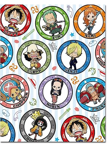 Great Eastern Entertainment One Piece - Fi Arc SD Badges Sublimation Throw Blanket 46" W x 60" H