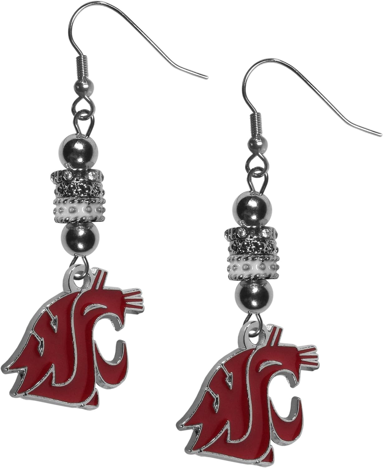 Siskiyou Sports NCAA unisex-adult Euro Bead Earrings