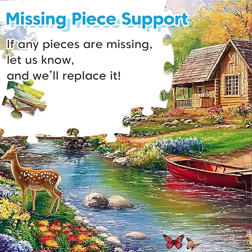 Miniatura 7 de 4-Pack 100 Piece Puzzles for Seniors Country Life Large Piece Puzzles for Seniors Puzzle Dementia Alzheimer's Products Activities for Elderly Adults