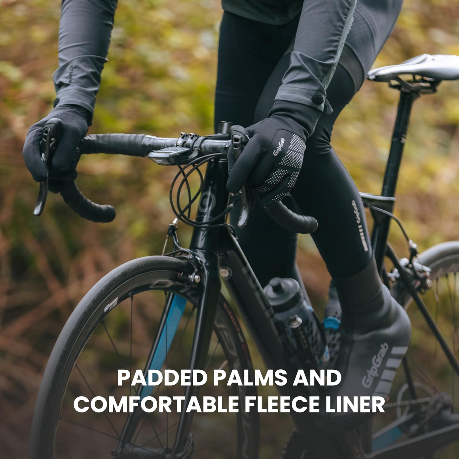 GripGrab Ride Waterproof Winter Cycling Gloves Windproof Thermal Padded Fleece Lined Cold Weather Warm Bicycle Glove