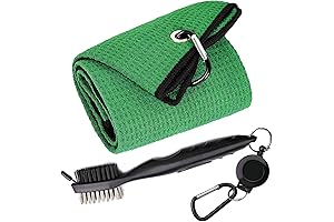 Microfiber Golf Towel Green