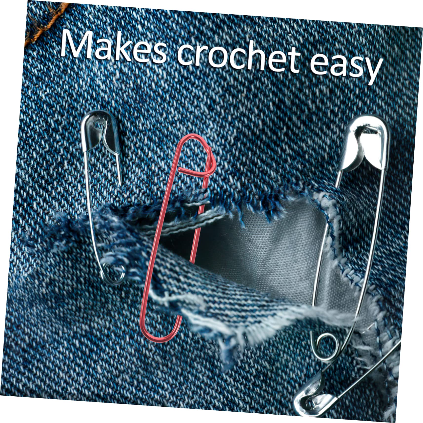 Abaodam 100stücke Farbige Sicherheitsnadeln Für Strickarbeiten Leichte Und Langlebige Marker Für Geeignet Für Garn Und Bastelprojekte Für Strick Und Häkel-Liebhaber
