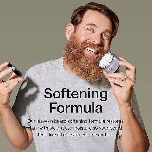 Miniatura 4 de MANSCAPED Acondicionador UltraPremium para barba, suavizante sin enjuague con aceites nutritivos y antioxidantes, manteca de karité, eucalipto,