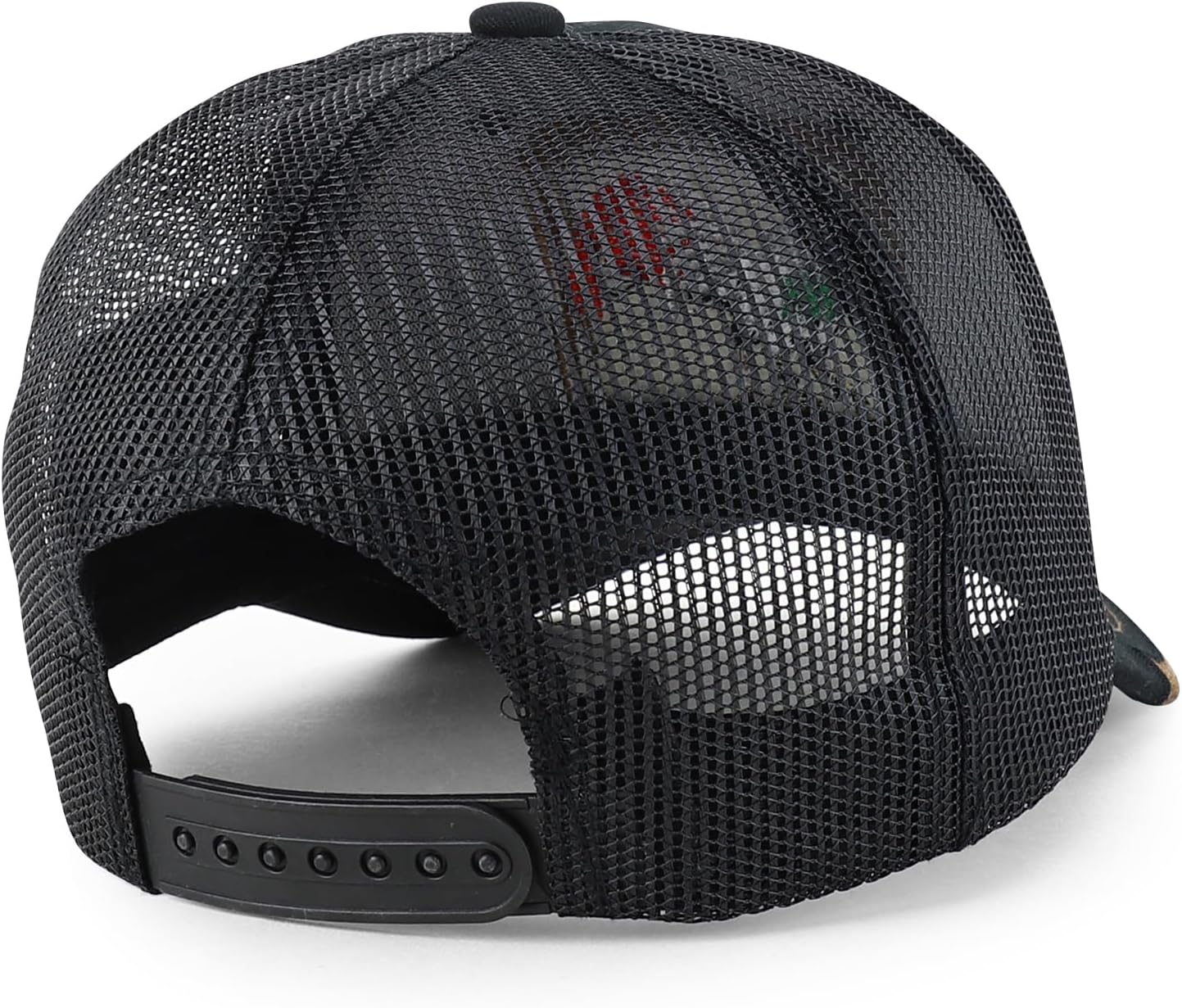 Trendy Apparel Shop Animal Design Square Embroidered Snapback Trucker Cap - Image 5