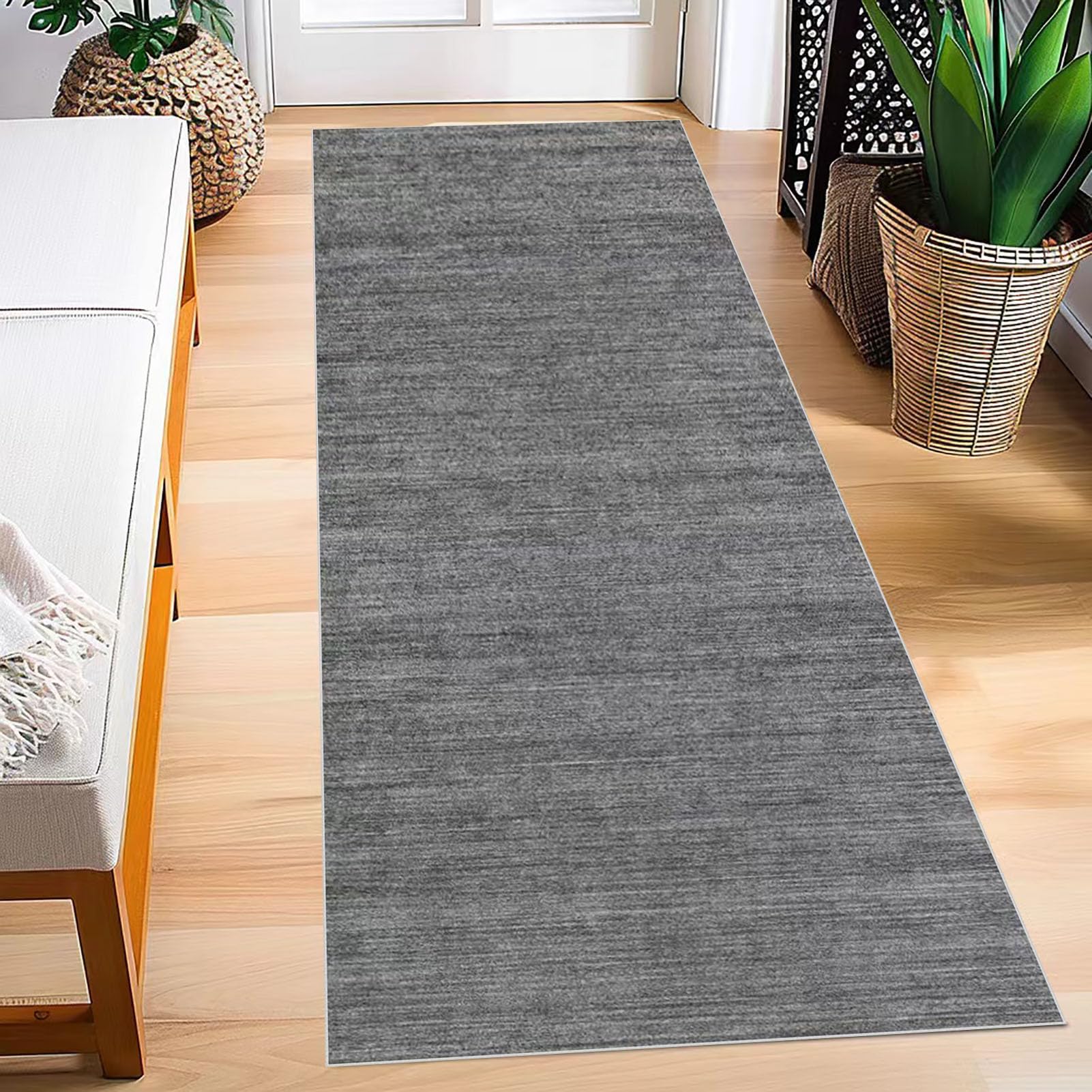 40 x 450 cm, Tappeto Cucina Passatoia Cucina Antiscivolo e Lavabile, Tappeti Casa Moderno, Tappeto Runner Lungo per Corridoio Ufficio Salotto Camera da Letto Entrata Casa Cucina Ingresso Interno