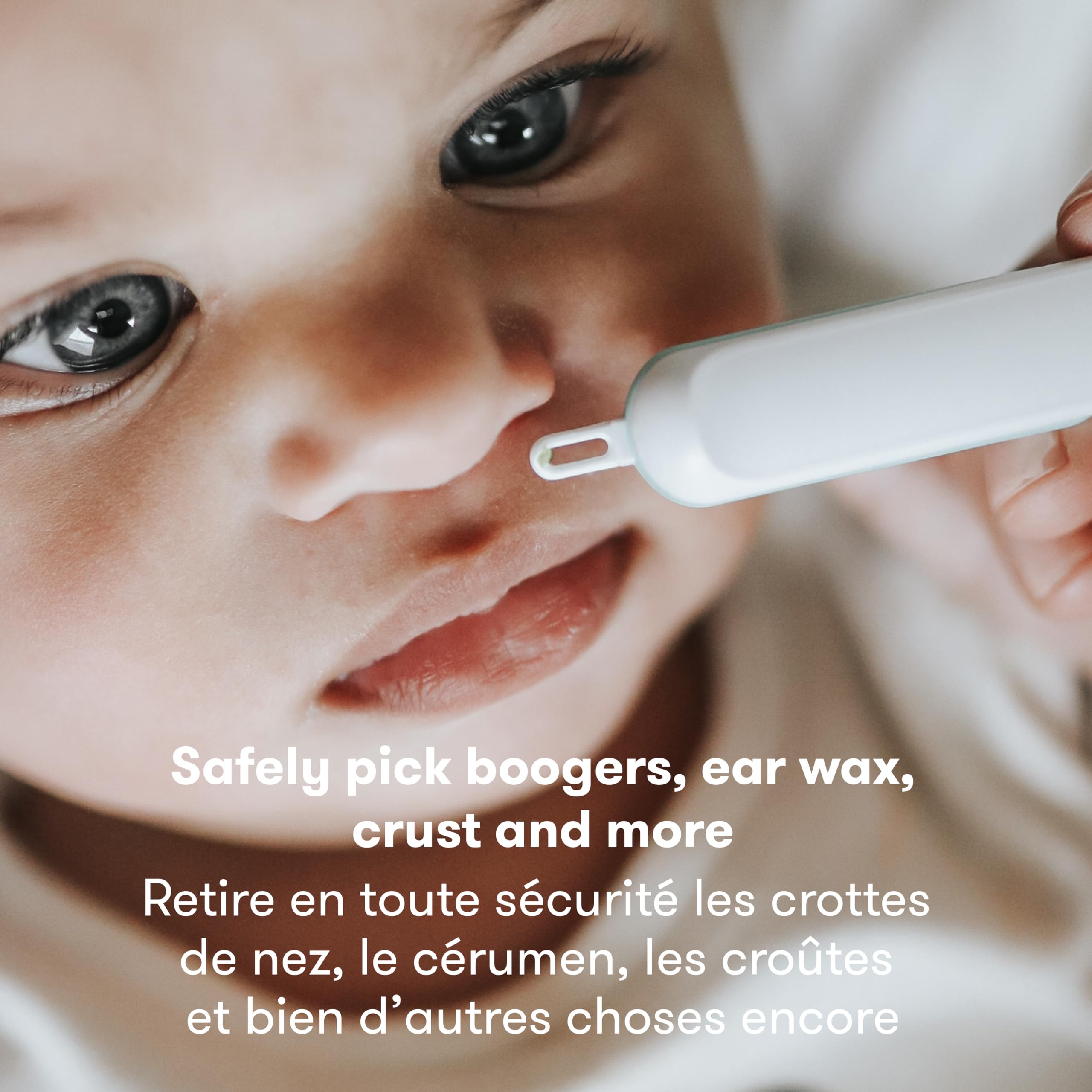 Frida Baby 3-in-1 Nose, Nail + Ear Wax Removal Tool, Baby Ear Cleaner + Baby Nose Cleaner and Nail Tool for Babies + Toddlers, Safely Clean Baby's Boogers - 2