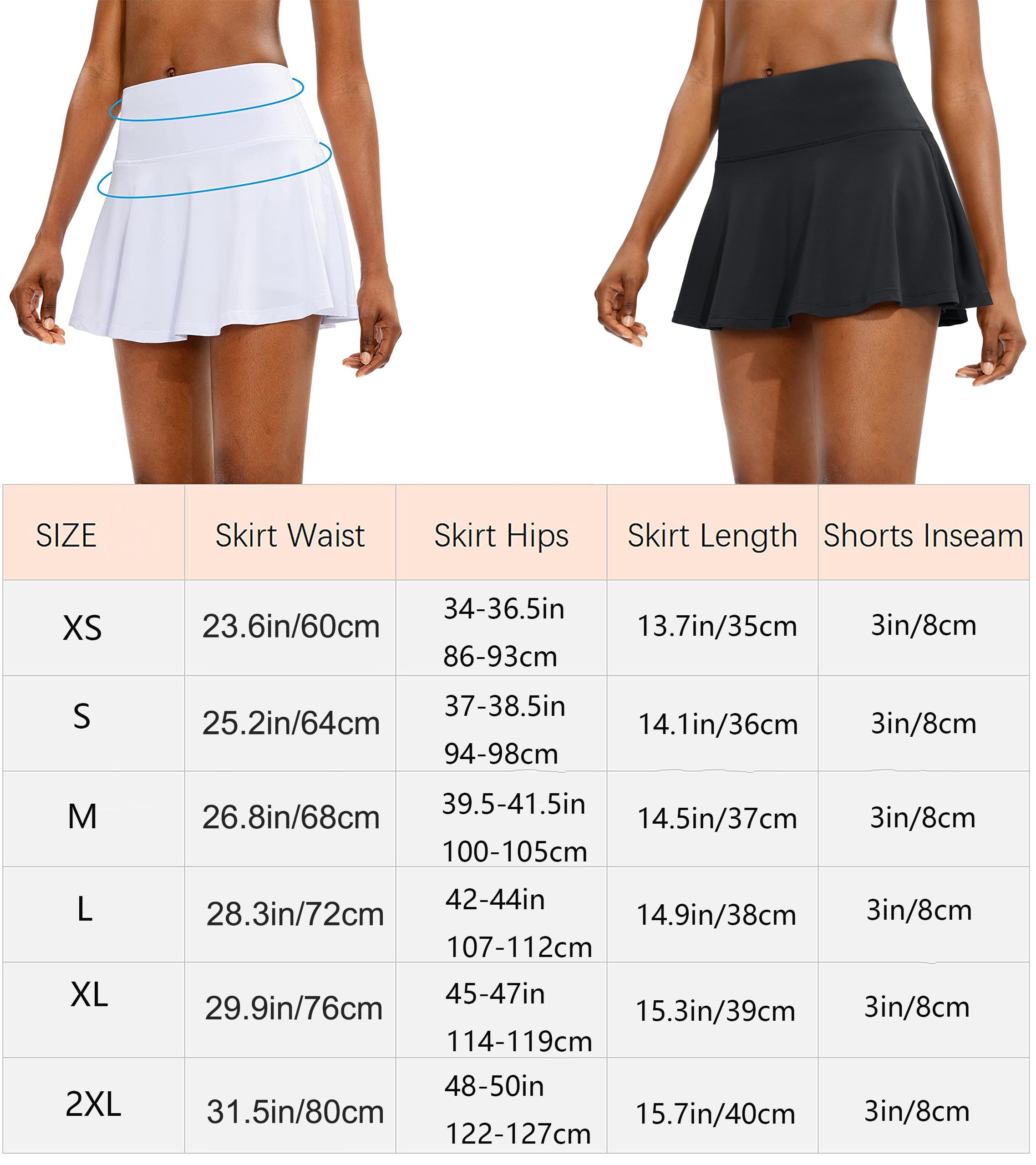 ThreeH Falda de Tenis con Pliegues de Cintura Alta para Mujer Falda Atlética de Golf para Correr Yoga Bádminton Casual
