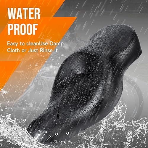 Miniatura 3 de Asientos para Harley Sportster Asiento de pasajero para Harley Sportster 883 1200 XL XR Iron 2004-2023, almohadilla de cojín de una pieza dos arriba