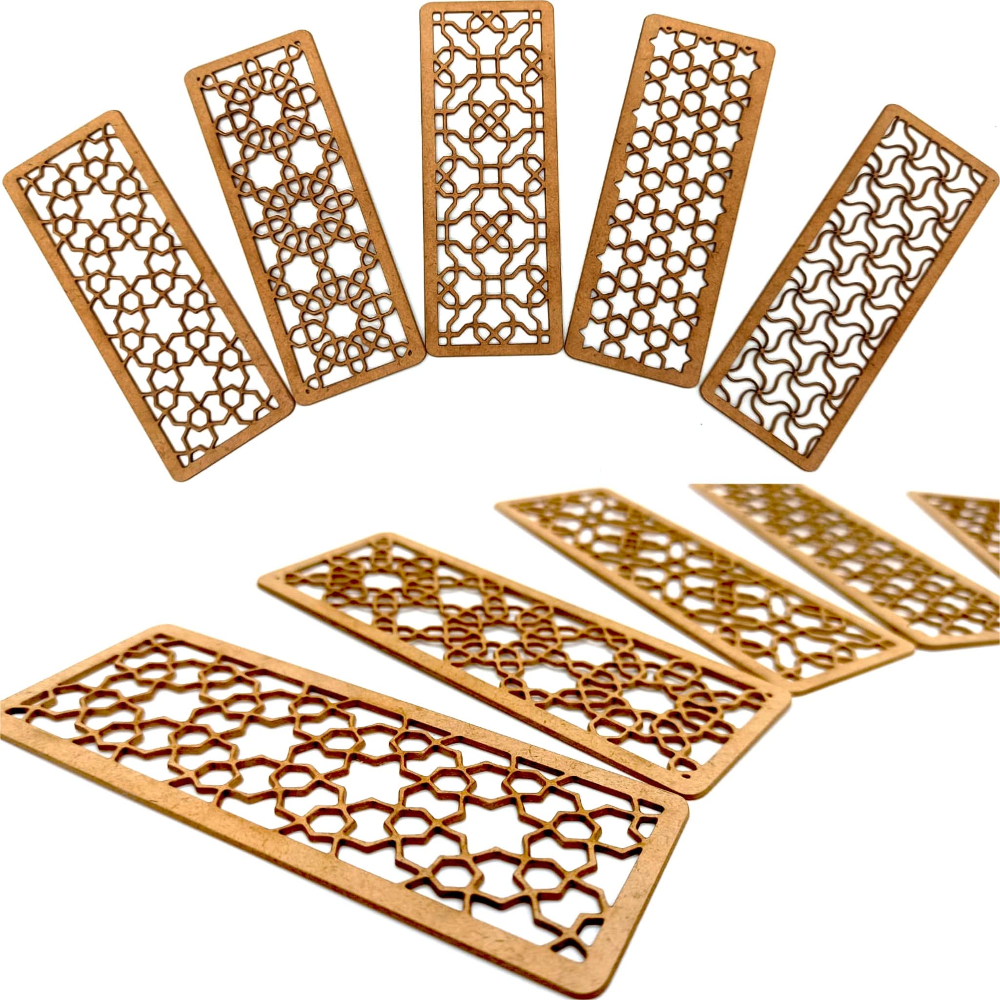 MDF Tablero Madera A4 | 297 x 210 x 1.2 mm Corte por Laser 10 w, 20 w, 30 w, 40 w CNC Router, Modelado, Calado, Bricolaje, Manualidades, Acabado Pulido, Alta Densidad. Madera Calidad (40)