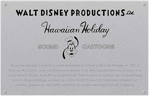 Miniatura 2 de Disney100 Years of Wonder Walt Disney Presents "Hawaiian Holiday" Goofy - Animal de peluche coleccionable, juguetes para niños a partir de 5 años,