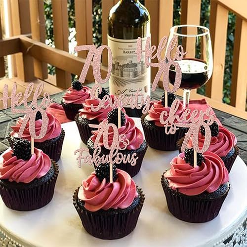 Vista 70 de 30 piezas de decoración negra para cupcakes de cumpleaños número 15 con purpurina de quince Hello 15 para cupcakes Mis membrillo a 15 años