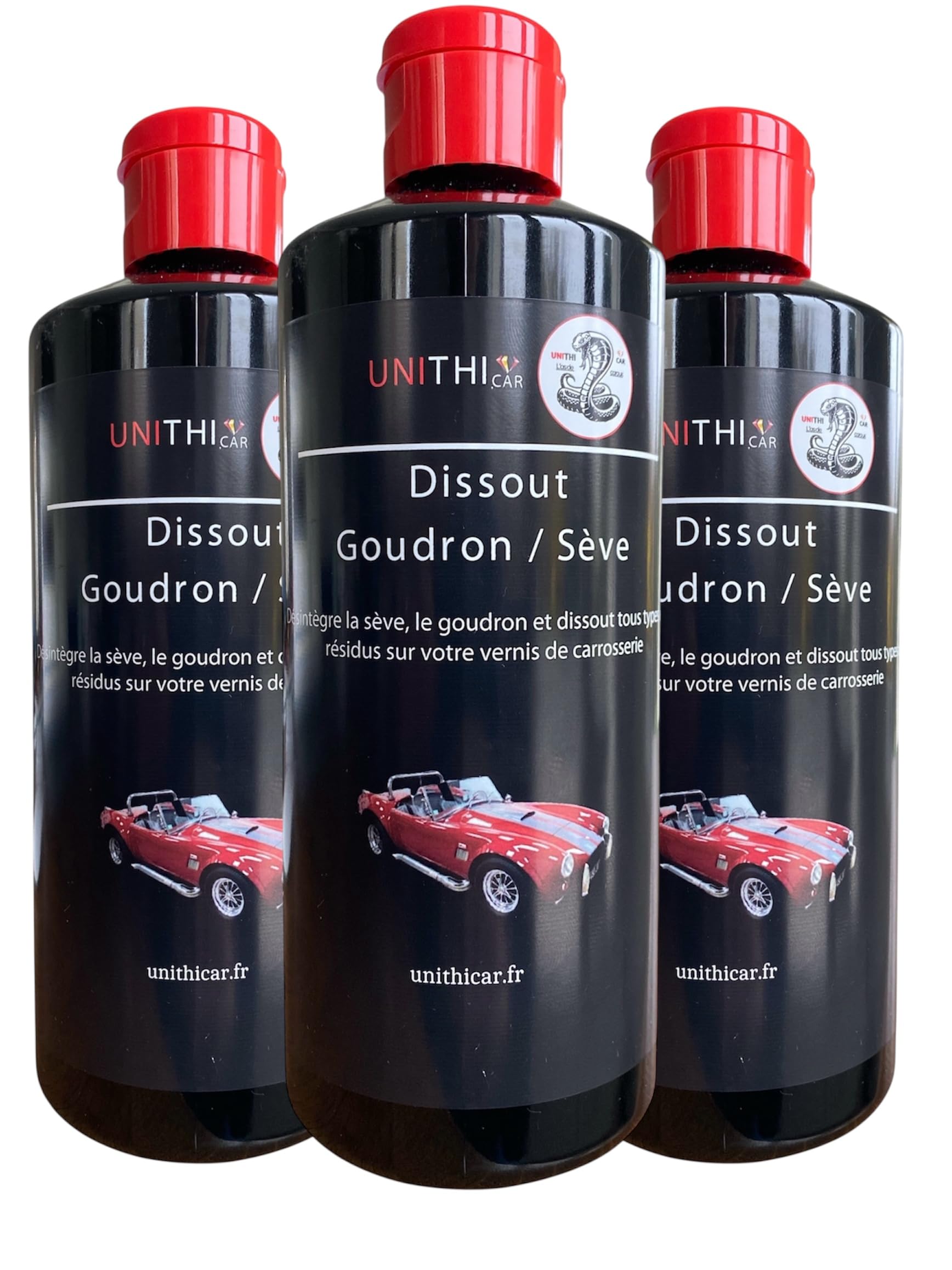 Dissout Goudron/Sève (Lot de 3 flacons)