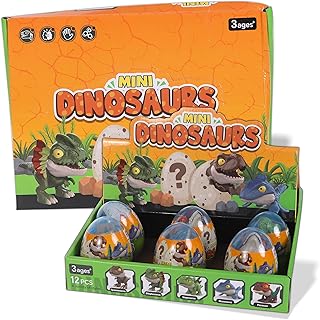 FUNFY Set of 12 Finger Bitting Dinosaur Toys | Multicolour | Puppets Set, Finger Biting Dinosaur Toy, Dinosaur Finger Toy | Interesting Interactive Children's Toy | Best for Birthday Gifting