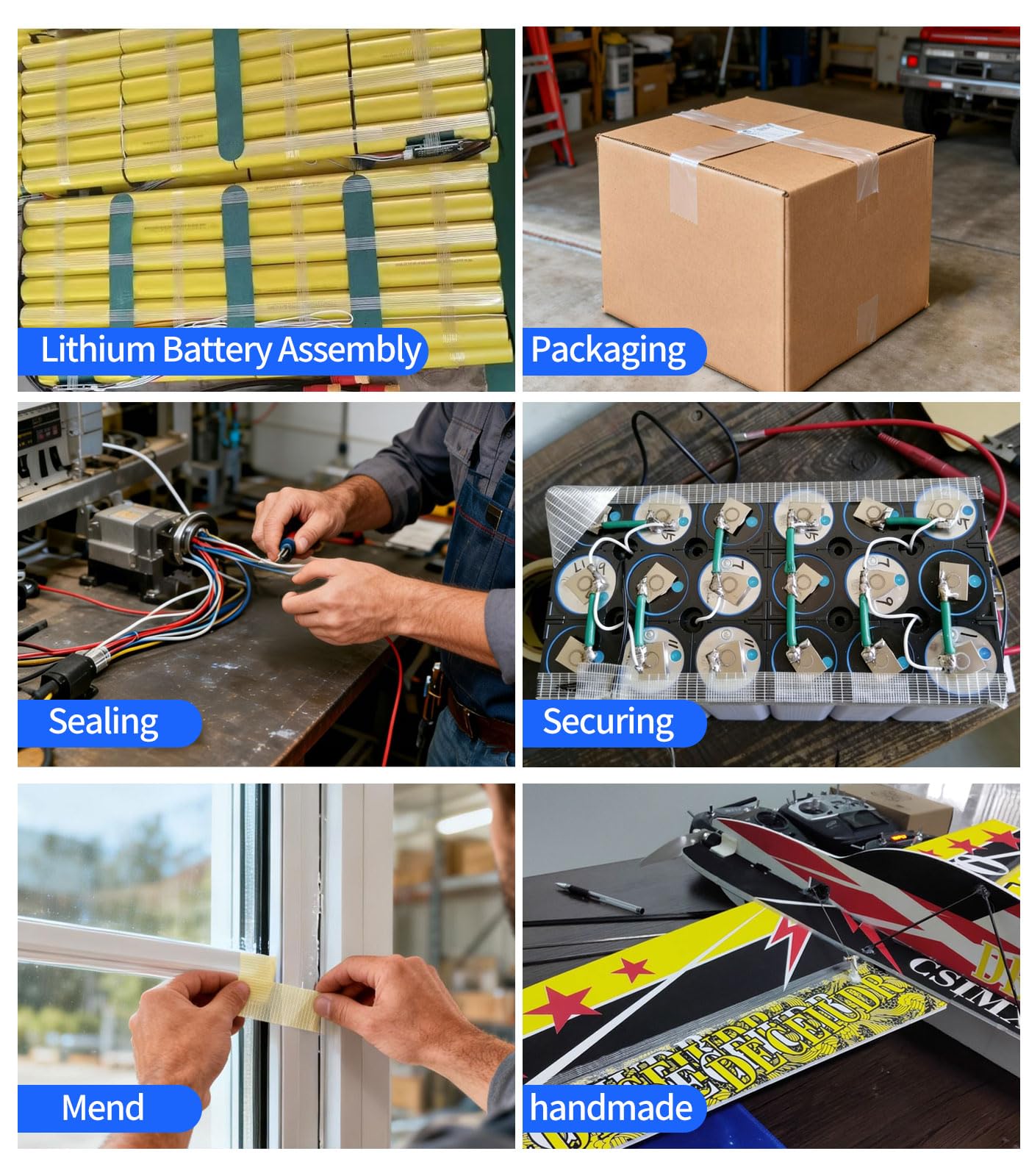 Transparent Fiberglass Tape - Heavy Duty & Strong -7 Transparent Fiberglass Tape - Heavy Duty & Strong -7
