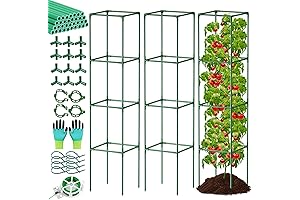 Premium 3 Packs' Square Tomato Cages