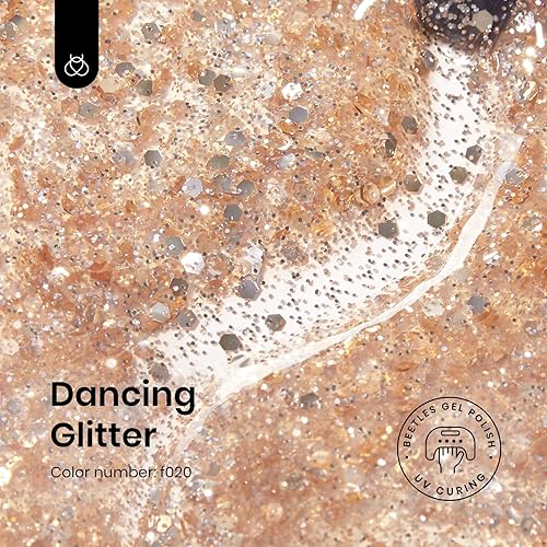 Miniatura 268 de Beetles - Esmalte de uñas en gel de 0.5 onzas fluidas (15ml), curado con lámpara LED, extracción por remojo, para arte de uñas, estética