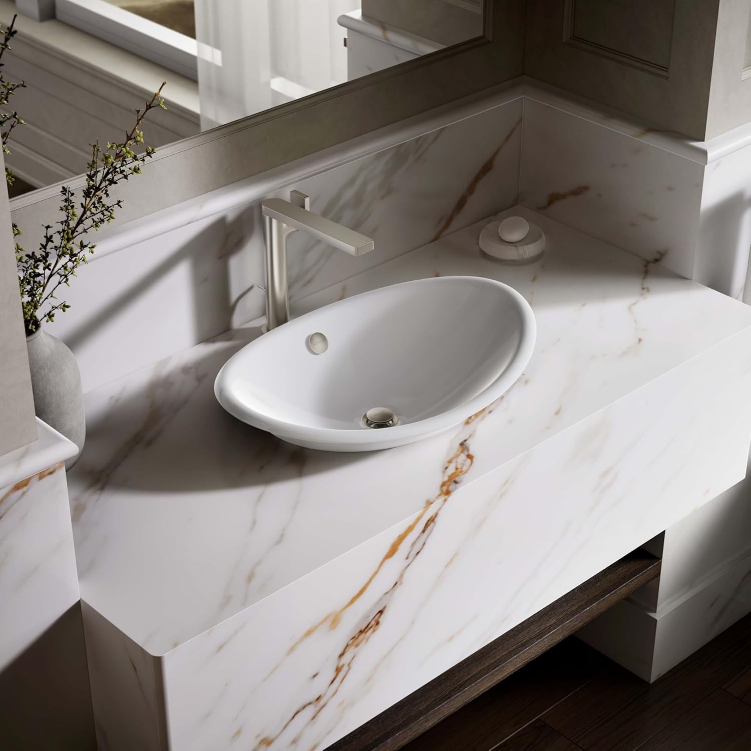 KOHLER Iron Plains Oval Wading Pool