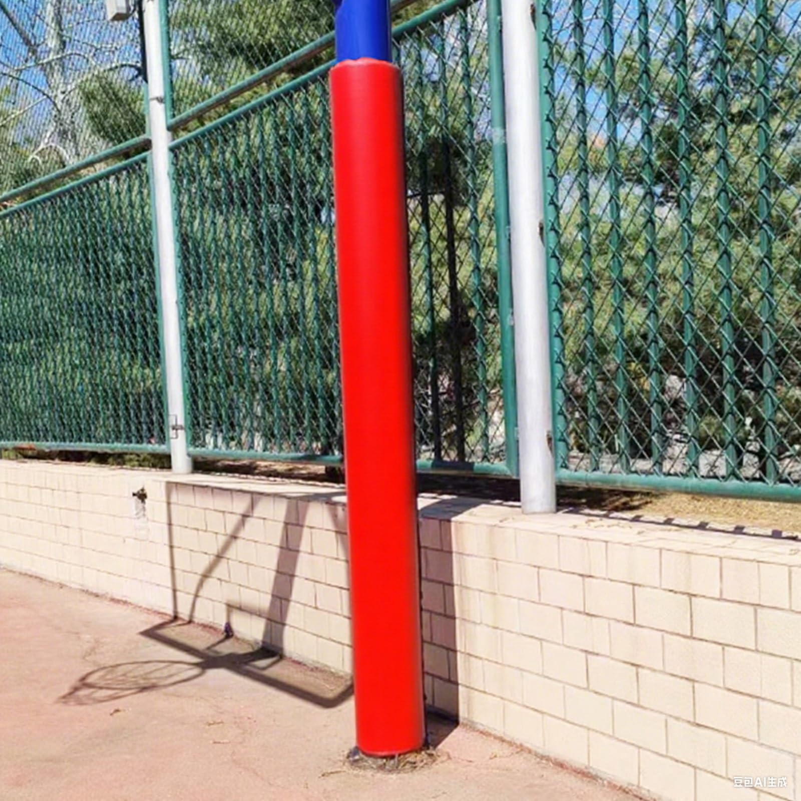 Outdoor Basketball Pole Pad, 6ft All Weather Protector Cushion for Metal and Concrete Columns, Garage Post Padding for Enhanced Safety and Durability