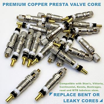 Presta Valve Core with Valve Core Remover Tool Kit