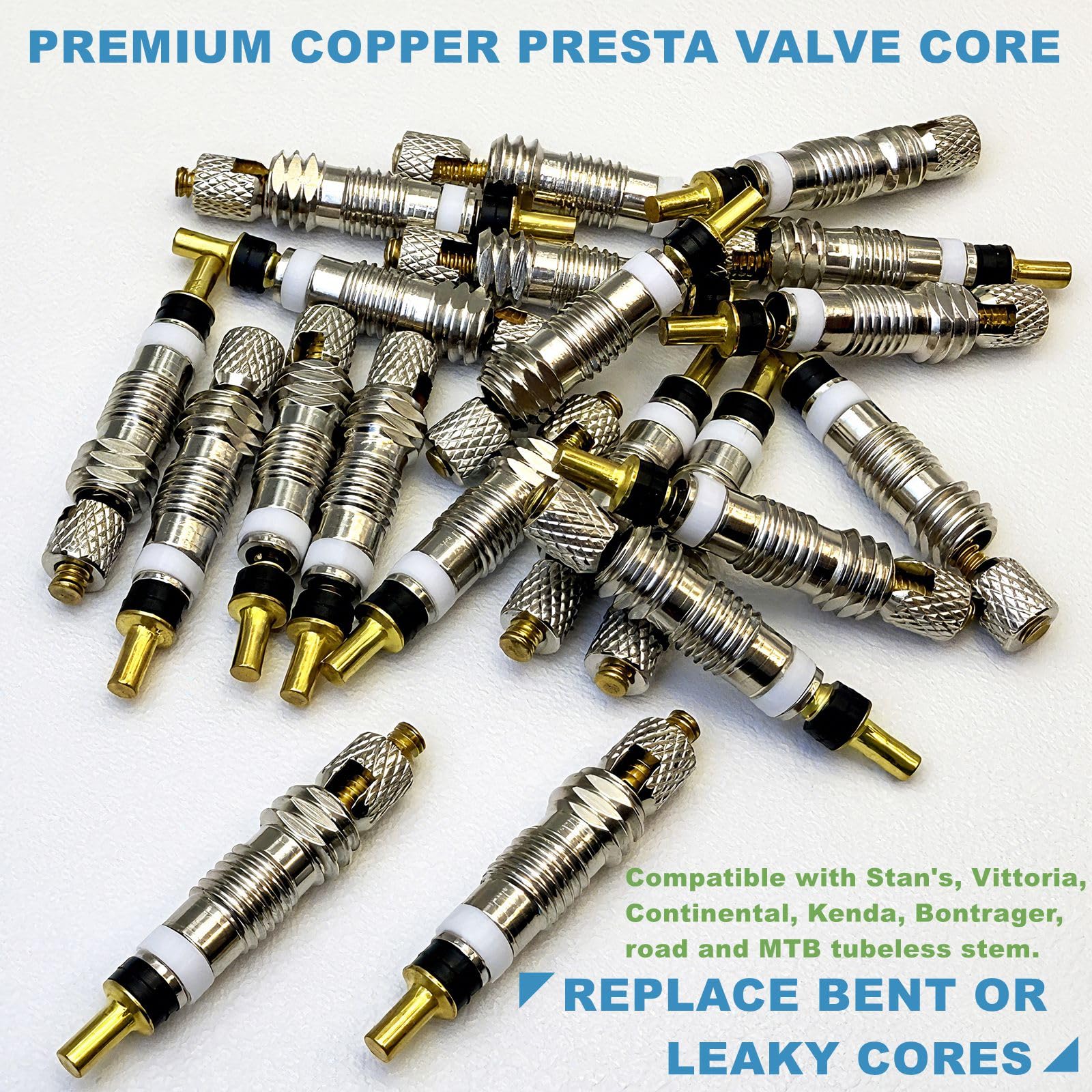 Presta Valve Core Kit - Repair Your Bike Tires -3