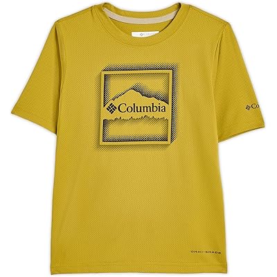 Columbia Kids Tech Trail Utility Short Sleeve Graphic Crew (Little Kid/Big Kid)