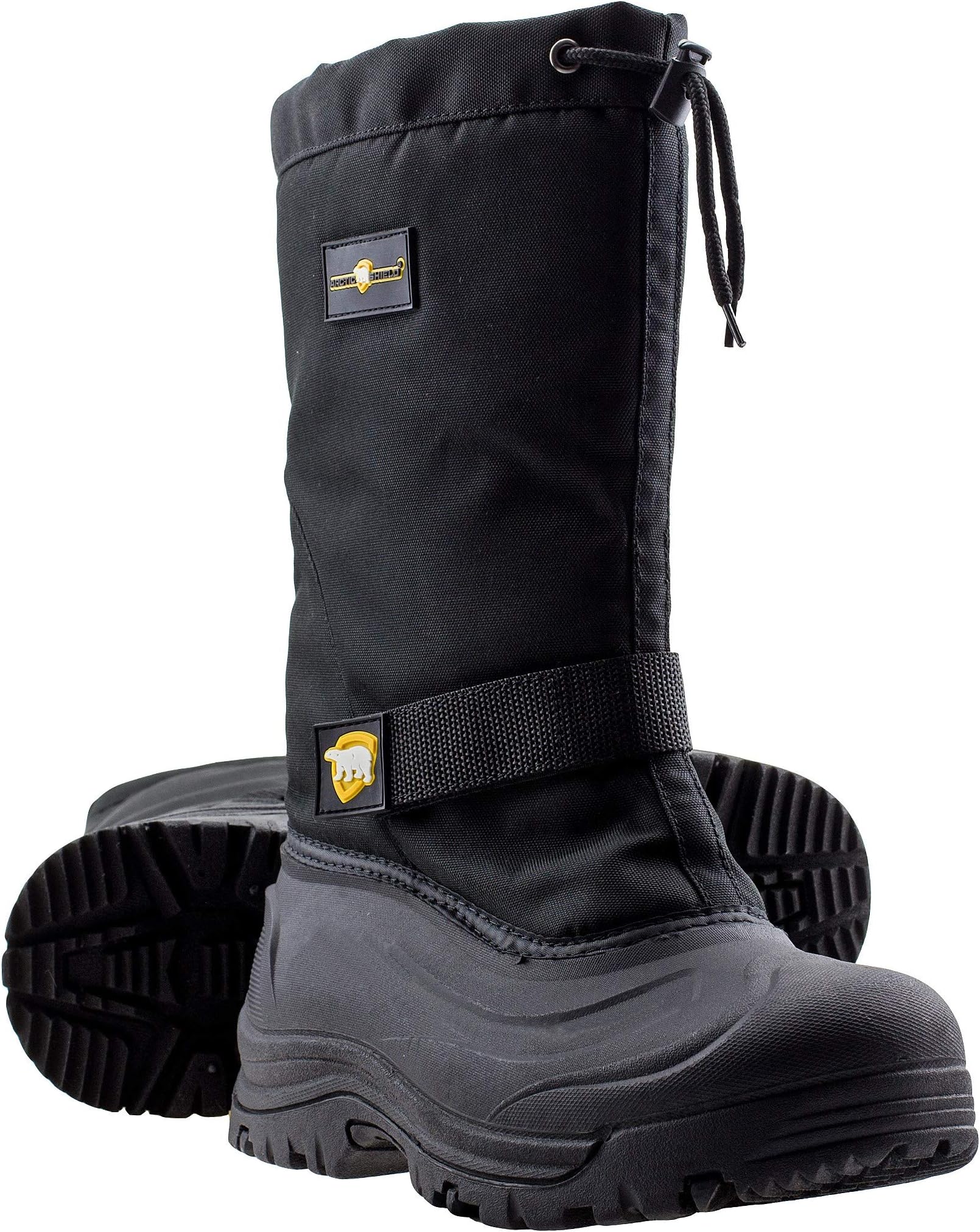 ArcticShieldMens Winter Boots for Men with Removable Wearable Thermal Liner - Tall Warm Waterproof Insulated Mens Snow Boots for Men Rated to -40° F