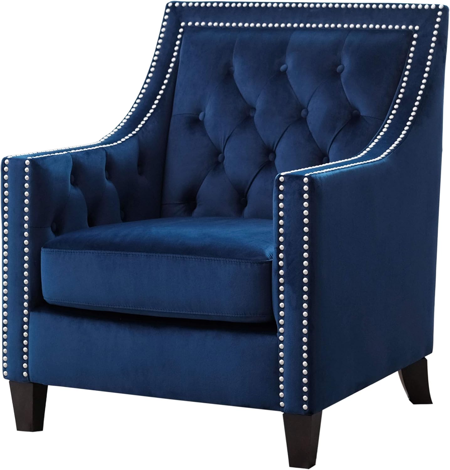 Amazoncom Abbyson Living Velvet Upholstered Accent Armchair With Button Tufted Seatback And Nailhead Trim Amazoncom Abbyson Living Velvet Upholstered Accent Armchair With Button Tufted Seatback And Nailhead Trim