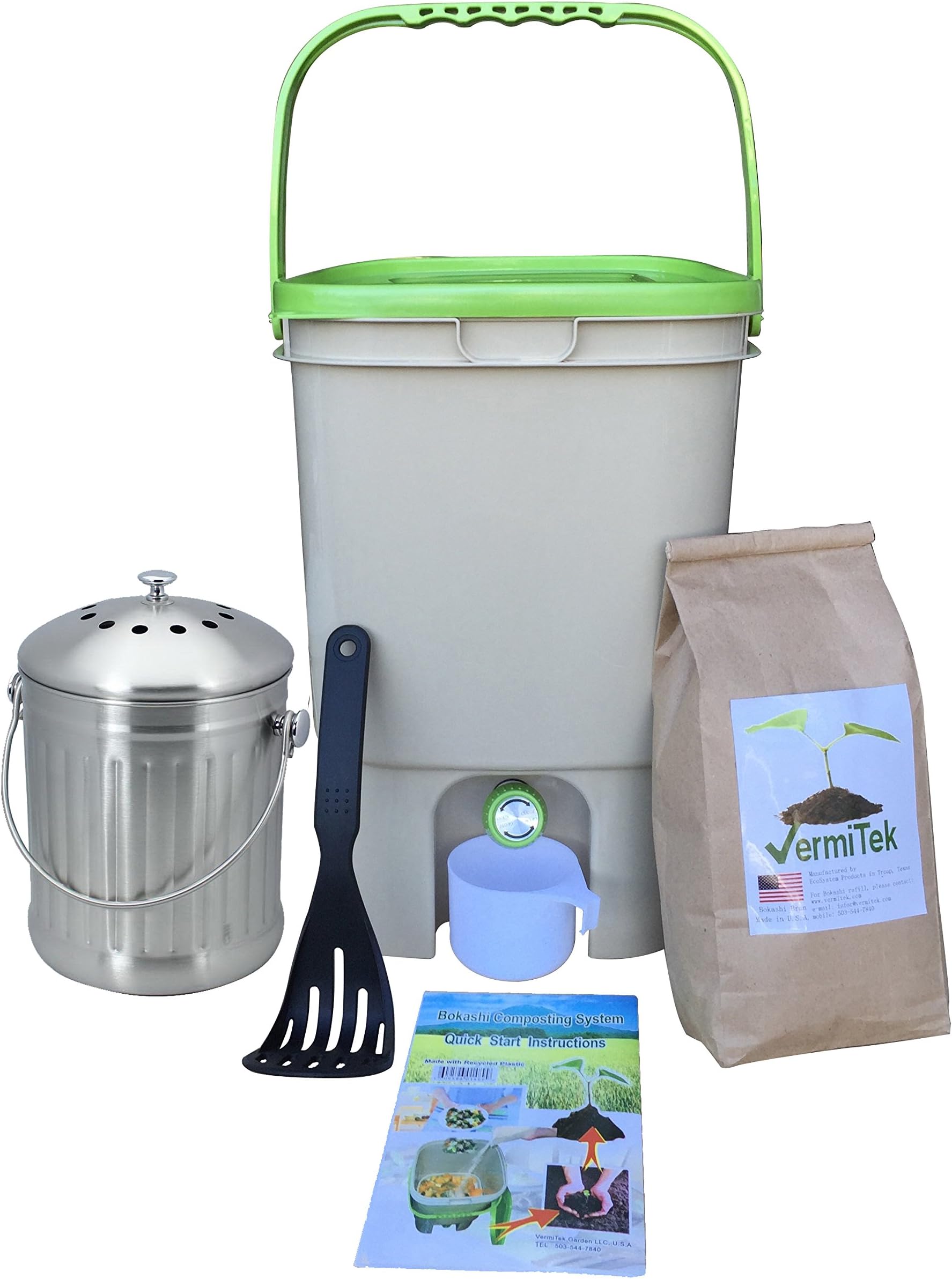 VermiKashi Bokashi Compost Kit Deluxe Model