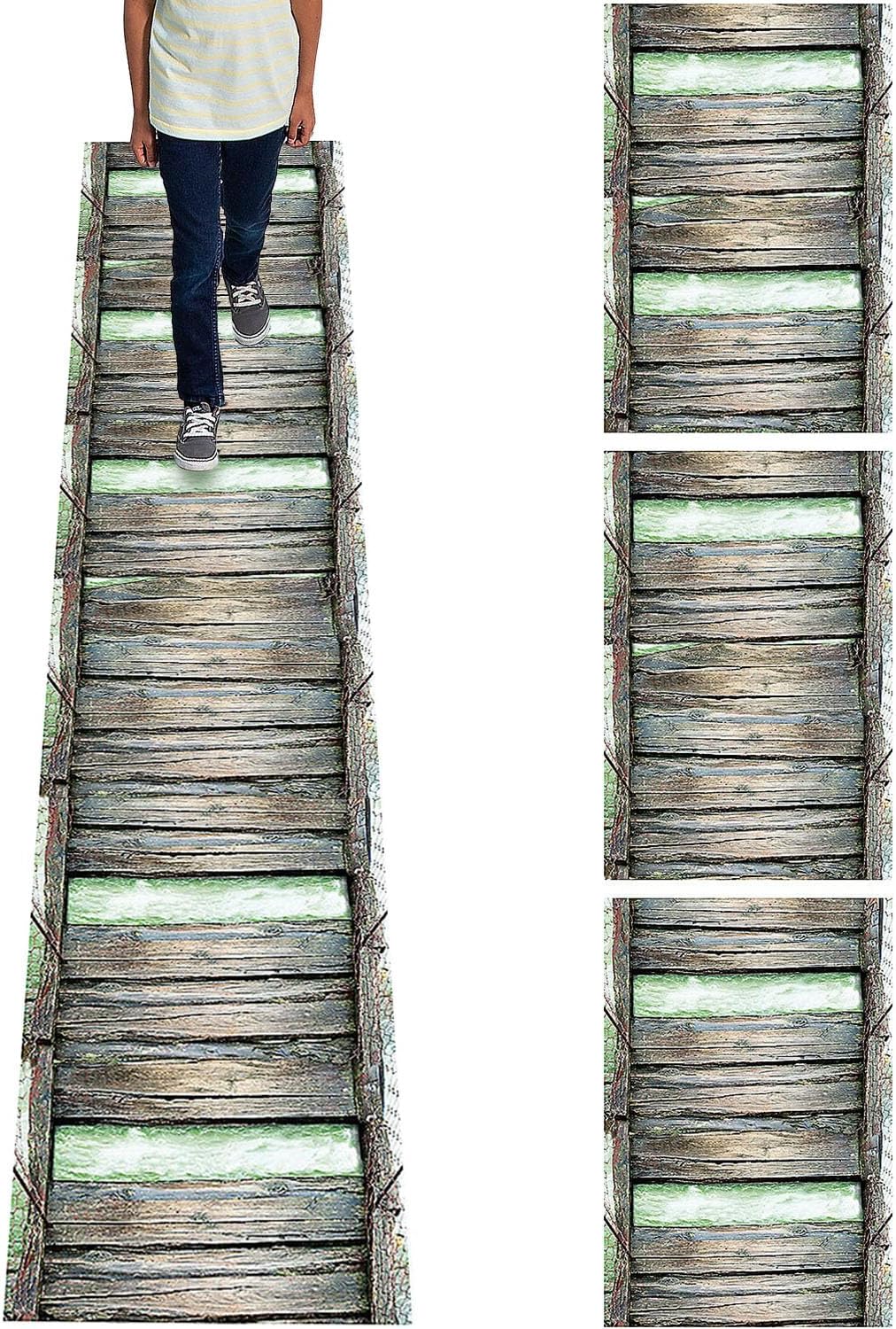 Fun Express Walk Across The Bridge Floor Clings - 3 Pc
