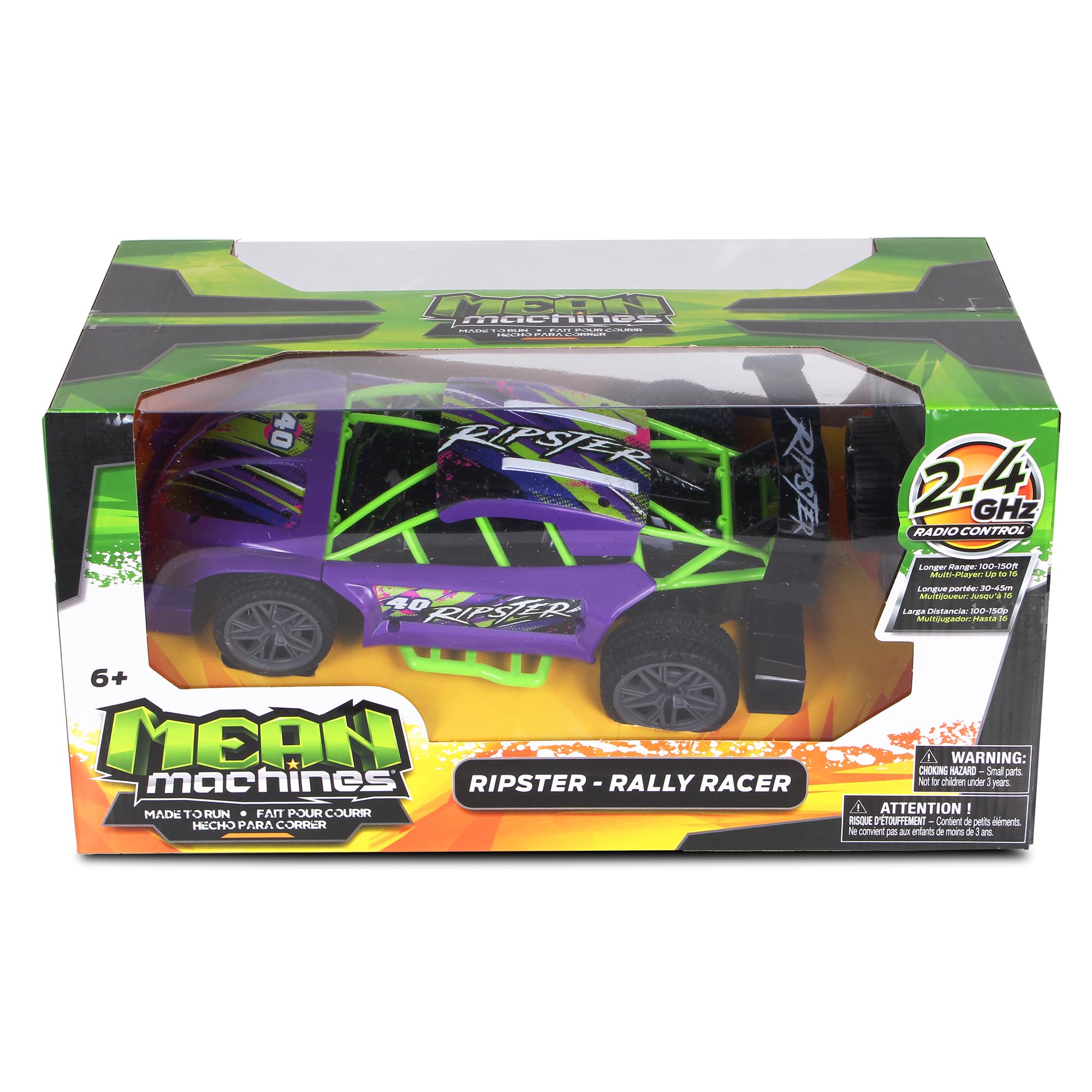 Amazon.com: Mean Machines 2.4GHz RC Ripster Rally Racer; Rear