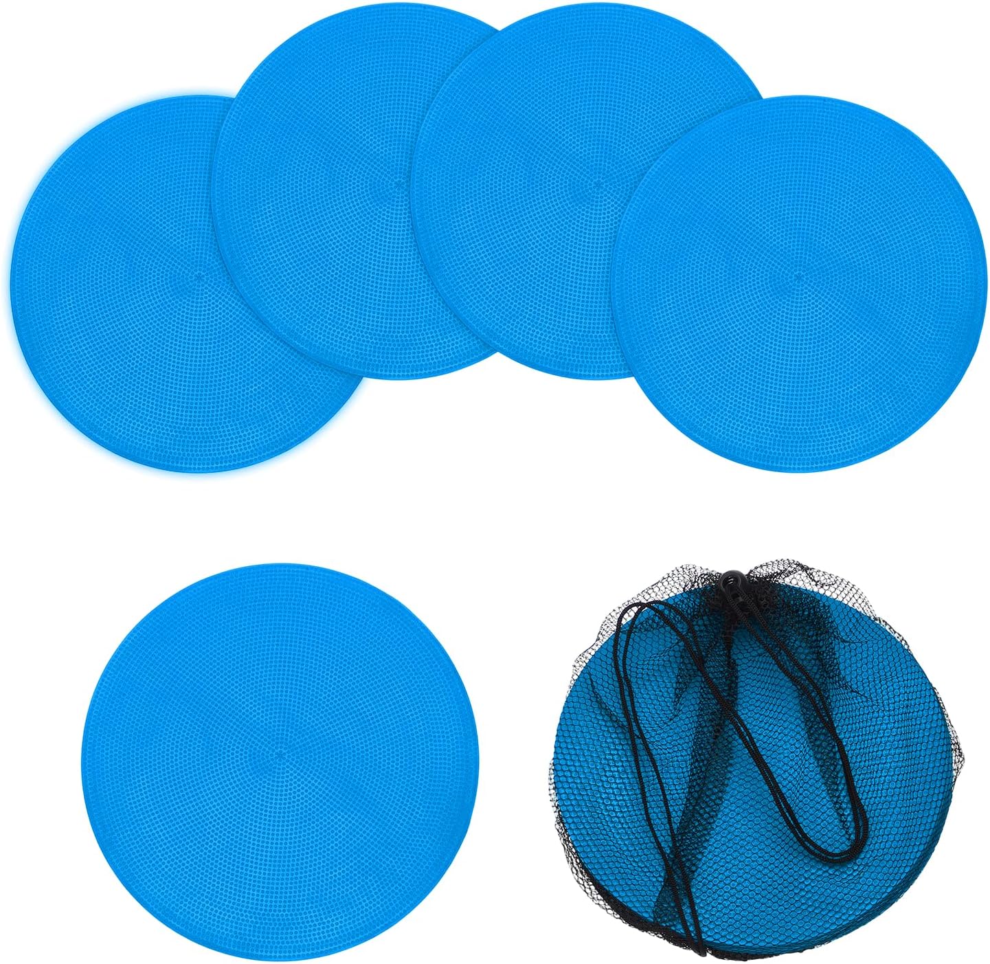 Spot Markers, Poly Spot Marker for Agility Training Floor Dots Non Slip Flat Field Cones for Soccer/Speed Training