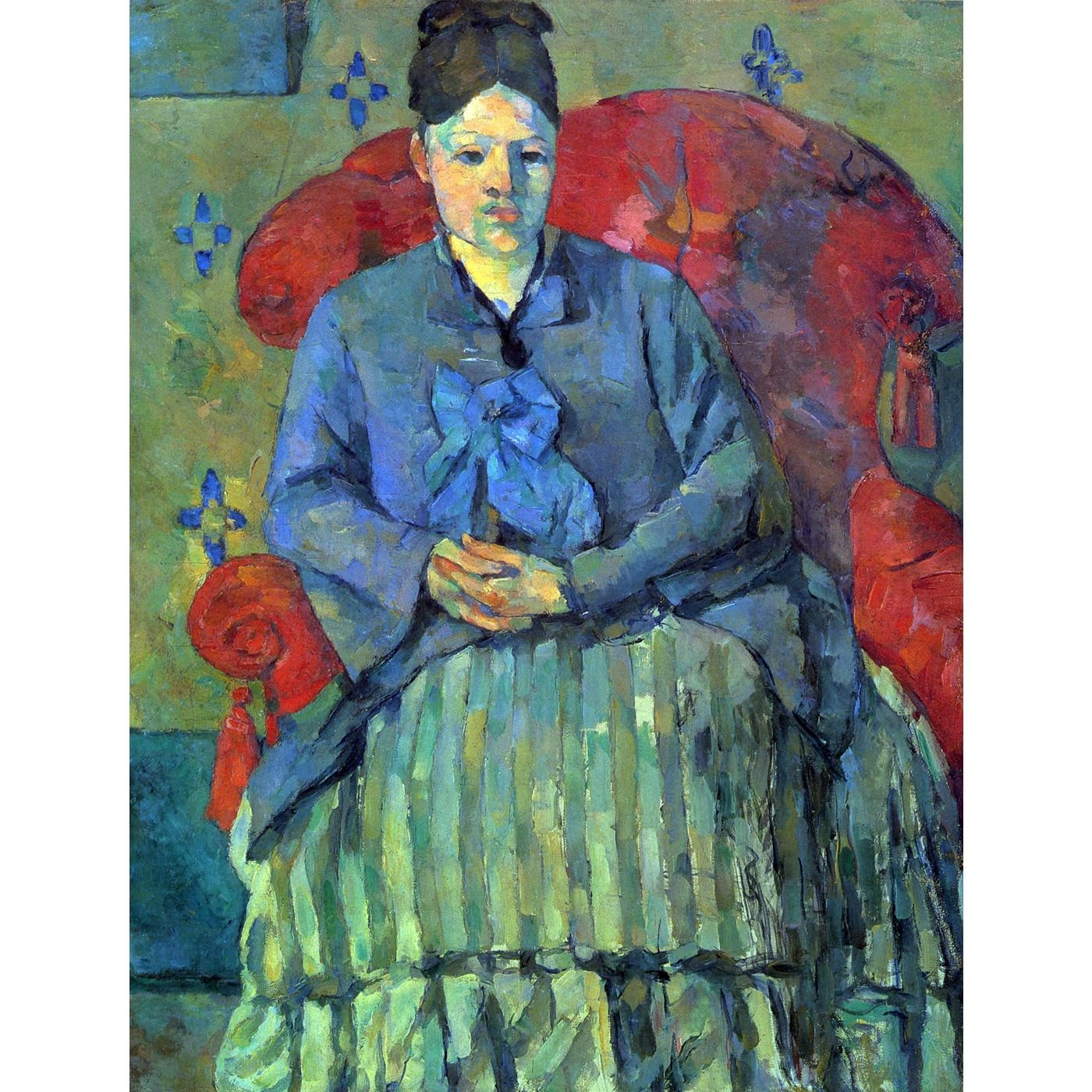 Impression giclée roulée Cézanne portrait tableau salon 61 x 81 cm - 2