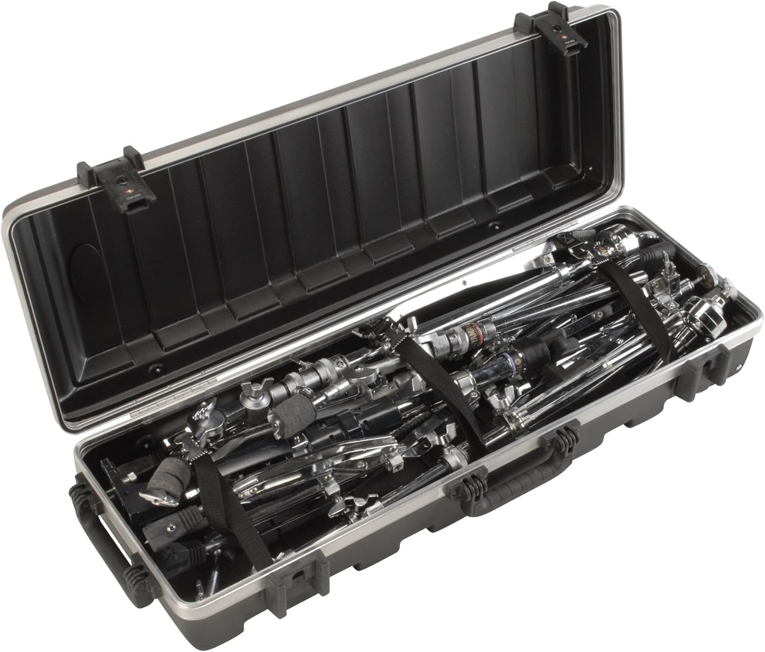 SKB Compact Stand Case 36-1/2 x 11-7/8 x 8-1/4 with Wheels & Straps, TSA Latches, Over molded Handle