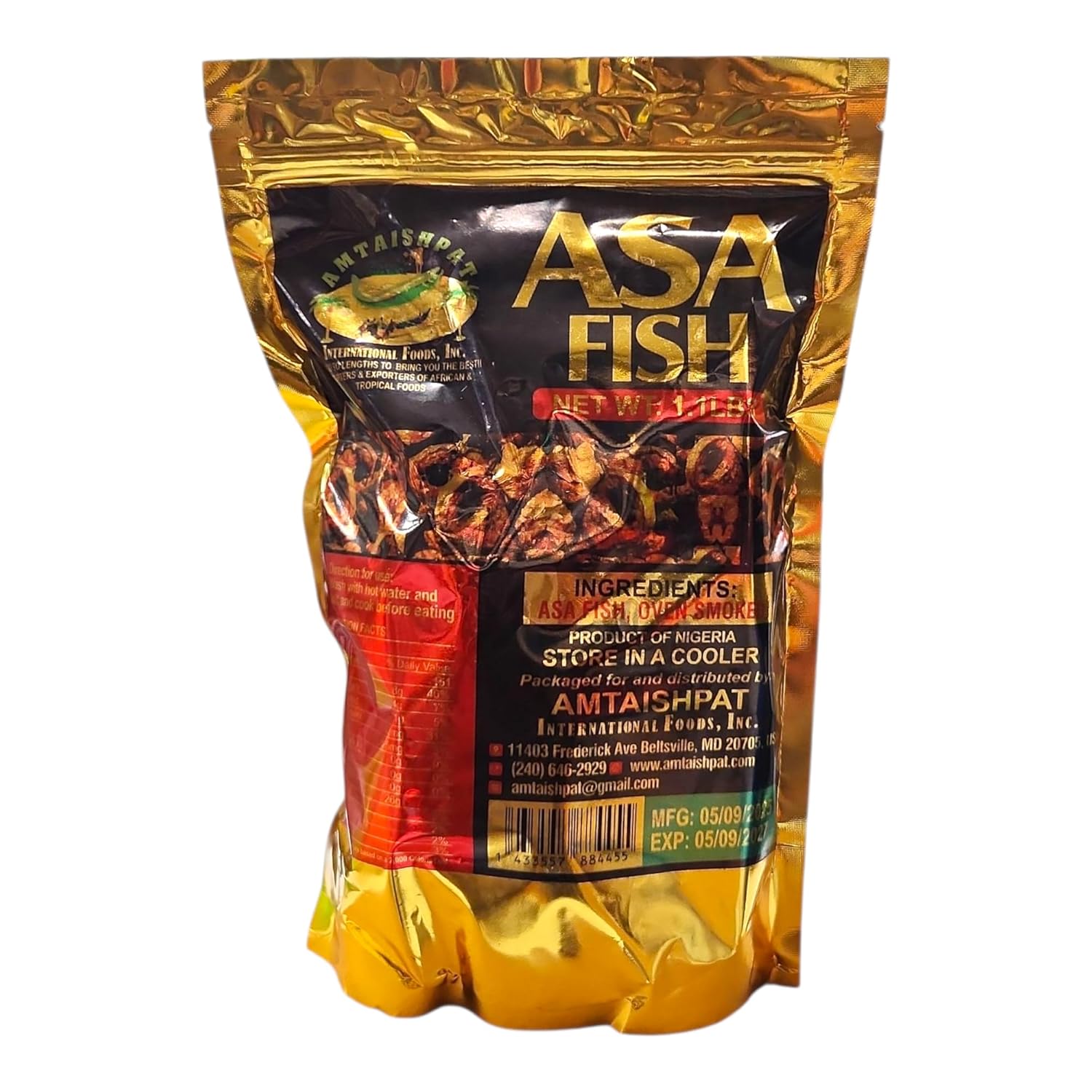 Asa Fish, Oven Smoked, Nigerian Premium Dried Fish, Product of Nigeria