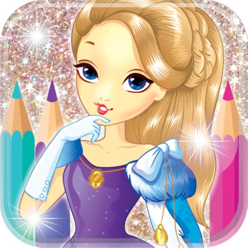 Livro de colorir para as princesas